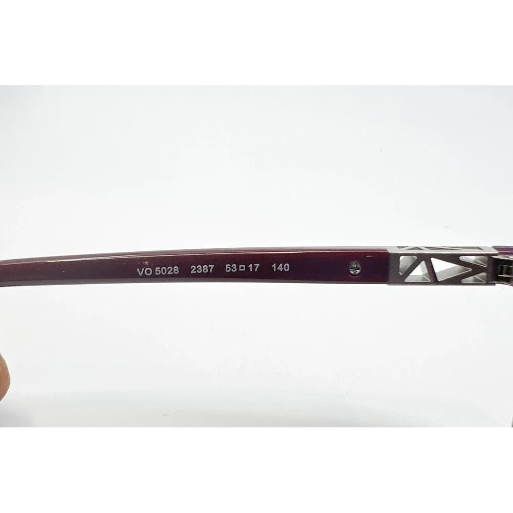 Vogue Eyeglass Frames Womens Purple VO 5028 2387 Cat Eye 53-17-140